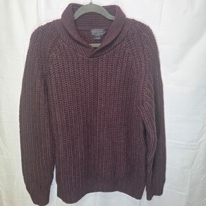 Pendleton Men's Burgundy Turtleneck Sweater